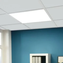 Plafoniere Moderne-Eglo Pannello led 30x30 da incasso o plafoniera 16w 4000k salobrena