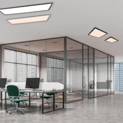 Plafoniere Moderne-Selezionato da Mazzolaluce Pannello led 80x29 dimmerabile 2700k-6500k plafoniera rettangolare