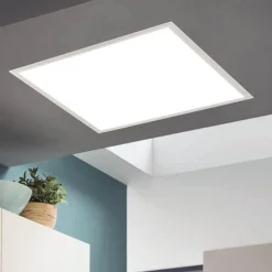 Plafoniere Moderne-Eglo Pannello led 30x30 plafoniera 16w 4000k quadrato