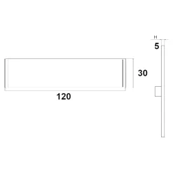 Plafoniere Moderne-Eglo Pannello led 120x30 40w 4000k 5500 plafoniera salobrena