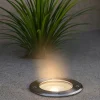 Faretti Da Esterno-Ideal Lux Park pt round faretto segnapasso da esterno calpestabile incasso ip65