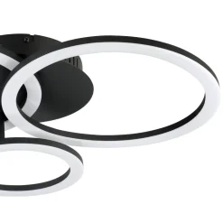 Plafoniere Moderne-Eglo Parrapos z plafoniera moderna controllo remoto led 2700k a 6500k smart