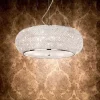 Lampadari Moderni-Ideal Lux Pasha sp14 lampadario di cristallo cromo