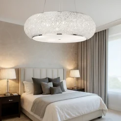 Lampadario Camera Da Letto-Ideal Lux Pasha sp6 lampadario di cristallo classico stanza da letto