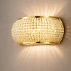 Applique Da Parete-Ideal Lux Pasha' ap3 applique cristallo oro lucido