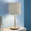 Lampade Da Tavolo-Eglo Pasteri lampada da tavolo con paralume in tessuto