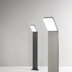Lampioni Da Giardino-Perenz Illuminazione Path peren lampione da esterno ip65 grigio cemento led 3000k h90 cm