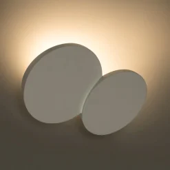 Applique Da Parete-Sforzin Illuminazione Patra sforzin applique di gesso design moderna bianca