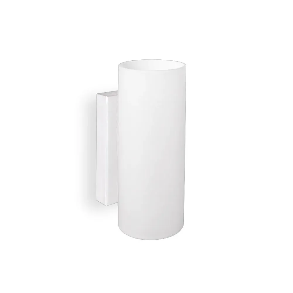 Applique Da Parete-Ideal Lux Paul ap2 round applique bianca da parete