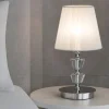 Abat Jour-Ideal Lux Pegaso tl1 small lampada da comodino a camera da letto cromo