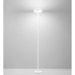 Lampade Da Terra-Perenz Illuminazione Perenz aere lampada da terra moderna bianco opaco led 20w 3000k