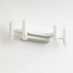 Applique Da Parete-Perenz Illuminazione Perenz candles applique da parete moderna bianca led 24w 3000k