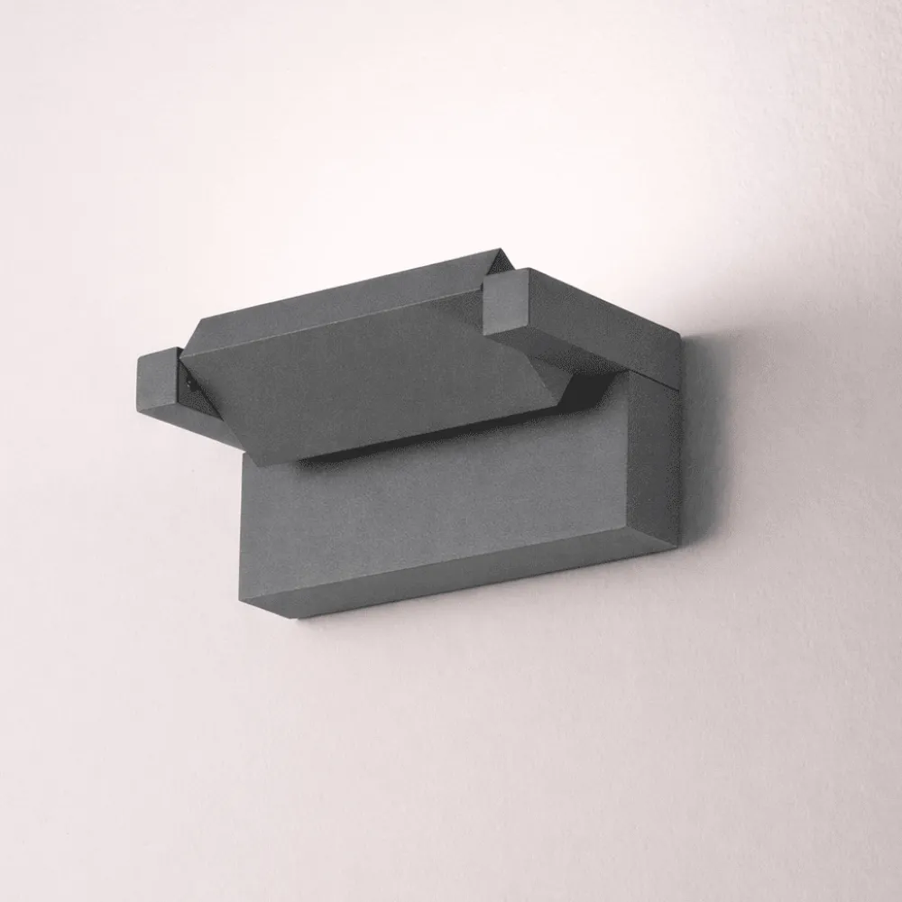 Applique Da Esterno-Perenz Illuminazione Perenz display applique da esterno led 20w cct orientabile ip65 antracite