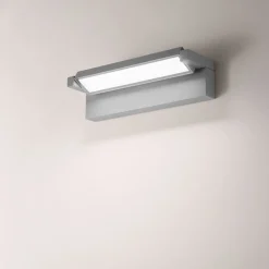 Applique Da Esterno-Perenz Illuminazione Perenz display applique per esterno ip65 orientabile led 36w cct grigio cemento