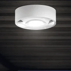 Plafoniere Da Esterno-Perenz Illuminazione Perenz fanale plafoniera da esterno bianca led 3000k ip65