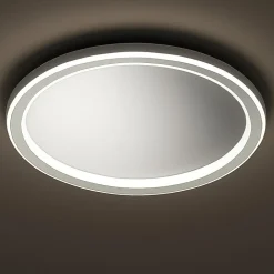 Plafoniere Moderne-Perenz Illuminazione Perenz miro plafoniera tonda led 38w 3000k grigio titanio
