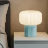 Abat Jour-Perenz Illuminazione Perenz otty lampada da comodino moderna ceramica azzurra