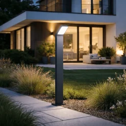 Lampioni Da Giardino-Perenz Illuminazione Perenz path lampione da esterno per vialetto antracite led 3000k ip65