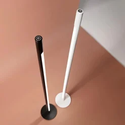 Lampade Da Terra-Perenz Illuminazione Perenz stick lampada da terra cilindro bianco led 3000k dimmerabile