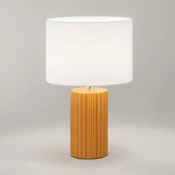 Lampade Da Tavolo-Perenz Illuminazione Perenz tribale lampada da tavolo arancione opaco paralume