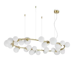 Lampadari Moderni-Ideal Lux Perlage sp30 lampadario moderno oro 30 luci