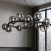 Lampadari Moderni-Ideal Lux Perlage sp14 lampadario nero per soggiorno moderno