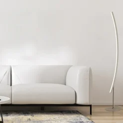 Lampade Da Terra-Vivida International Piantana ad arco led moderna bianca vivida bow