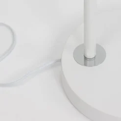 Lampade Da Terra-Selezionato da Mazzolaluce Piantana arco bianca moderna paralume orientabile per salotto