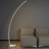 Lampade Da Terra-Vivida International Piantana arco bracket sabbia led 33w 3000k 4000k moderna