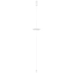 Lampade Da Terra-Selezionato da Mazzolaluce Piantana a sospensione dal soffitto bianca led dimmerabile moderna