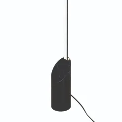 Lampade Da Terra-Selezionato da Mazzolaluce Piantana base effetto marmo nero lampada da terra led 3000k moderna