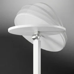 Lampade Da Terra-Fabas Luce Piantana bianca doppia luce led orientabile dimmerabile 3000k