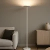 Lampade Da Terra-Selezionato da Mazzolaluce Piantana bianca led 30w dimmerabile da 3000k a 5000k