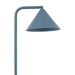 Lampade Da Terra-Selezionato da Mazzolaluce Piantana blu design minimal da lettura parabola orientabile