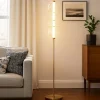 Lampade Da Terra-Perenz Illuminazione Piantana bubbles perenz oro stile contemporaneo led 36w 3000k