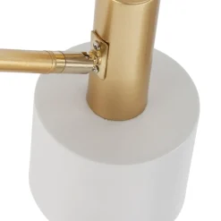 Lampade Da Terra-Selezionato da Mazzolaluce Piantana da lettura bianco oro stile contemporaneo