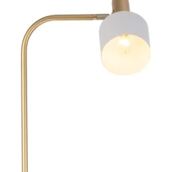 Lampade Da Terra-Selezionato da Mazzolaluce Piantana da lettura bianco oro stile contemporaneo