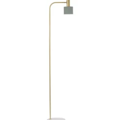Lampade Da Terra-Selezionato da Mazzolaluce Piantana da lettura per salotto oro colore verde menta