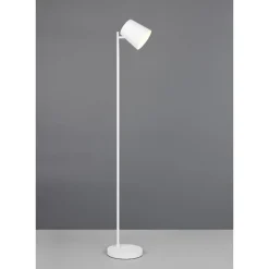 Lampade Da Terra-Selezionato da Mazzolaluce Piantana da terra bianca portatile led 4,5w ricaricabile usb dimmerabile