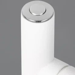 Lampade Da Terra-Selezionato da Mazzolaluce Piantana da terra bianca portatile led 4,5w ricaricabile usb dimmerabile