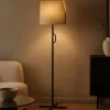 Lampade Da Terra-Selezionato da Mazzolaluce Piantana da terra da salotto paralume marrone