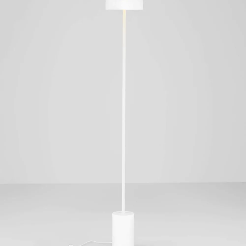 Lampade Da Terra-Selezionato da Mazzolaluce Piantana da terra led 3000k bianca moderna per salotto
