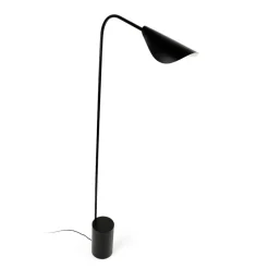 Lampade Da Terra-Selezionato da Mazzolaluce Piantana da terra metallo nero orientabile design moderno