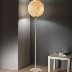 Lampade Da Terra-Ondaluce Piantana da terra moderna jokey vetro ambra led 3000k