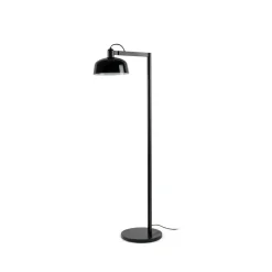 Lampade Da Terra-Selezionato da Mazzolaluce Piantana da terra nera metallo orientabile per salotto