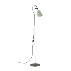 Lampade Da Terra-Selezionato da Mazzolaluce Piantana da terra verde luce orientabile metallo