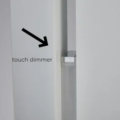 Lampade Da Terra-Selezionato da Mazzolaluce Piantana design moderna bianca per soggiorno led 38w 3000k dimmerabile