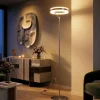 Lampade Da Terra-Selezionato da Mazzolaluce Piantana design moderna grigio nickel led dimmerabile 2300k 3000k 4000k