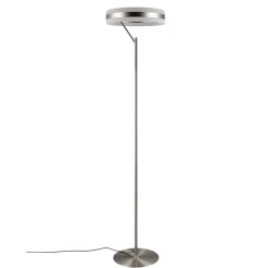 Lampade Da Terra-Selezionato da Mazzolaluce Piantana design moderna grigio nickel led dimmerabile 2300k 3000k 4000k