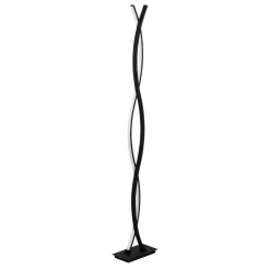 Lampade Da Terra-Eglo Piantana design moderna led 32w 3000k nera lasana